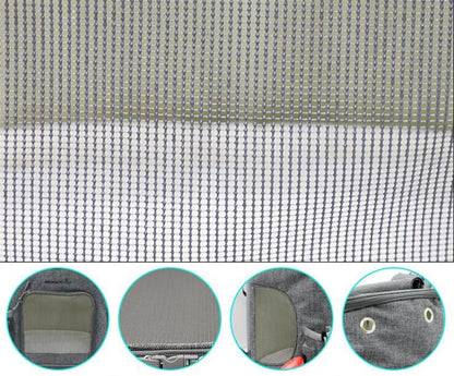 Large capacity foldable pet backpack breathable pet carrier bag - by Famigift