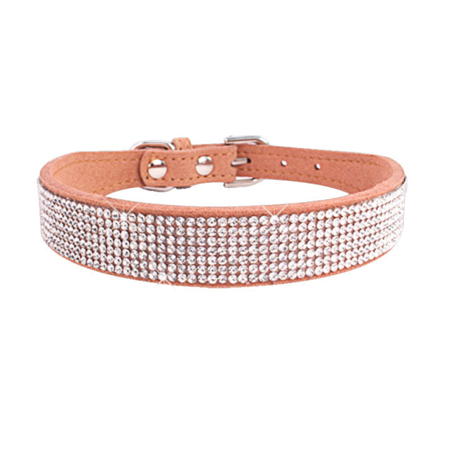 Fami Petcare Rhinestone Collar - Light Blue - by Famigift
