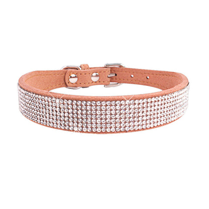 Fami Petcare Rhinestone Collar - Light Blue - by Famigift