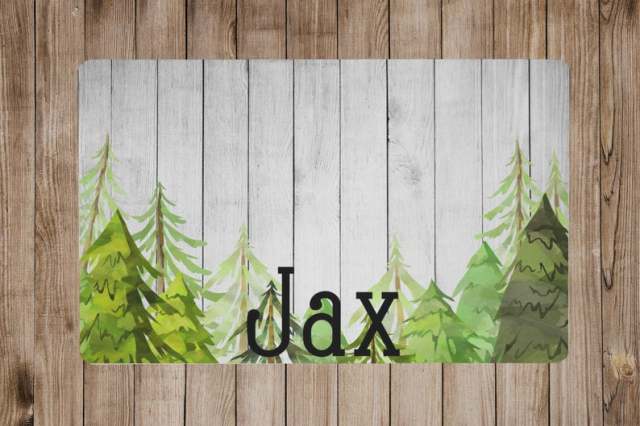 Fami Petcare Personalized Waterproof Placemat - Rainbow - by Famigift