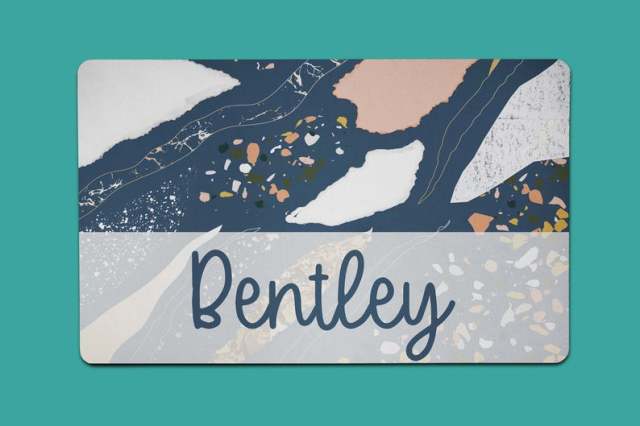 Fami Petcare Personalized Waterproof Placemat - Rainbow - by Famigift