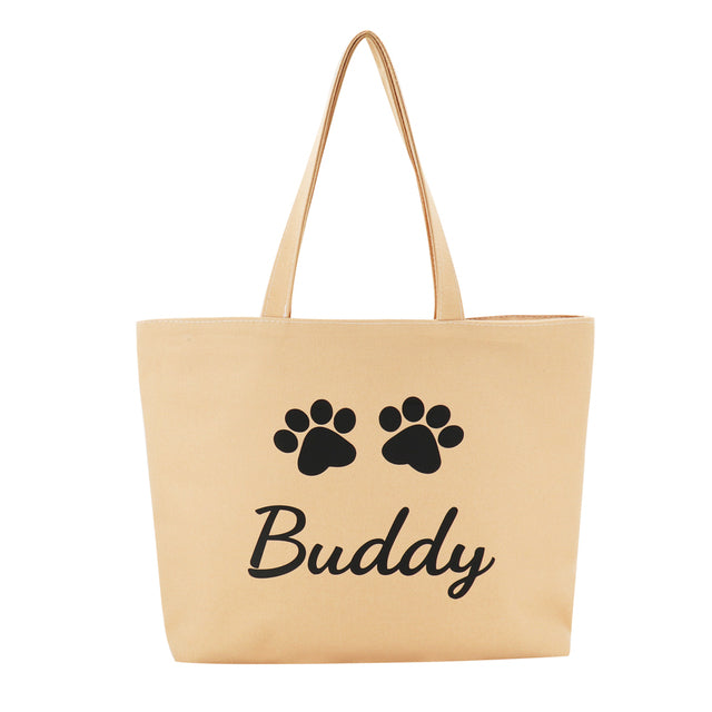 Fami Petcare Personalized Canvas Tote - Tan - by Famigift