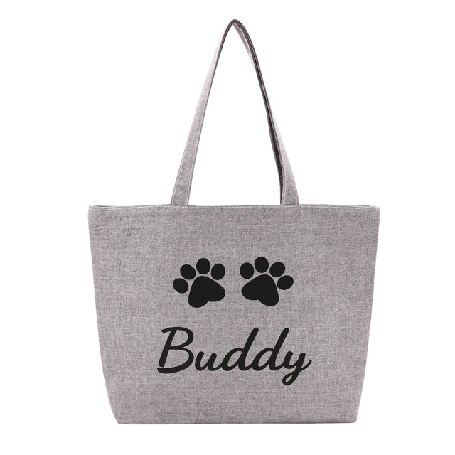 Fami Petcare Personalized Canvas Tote - White - by Famigift