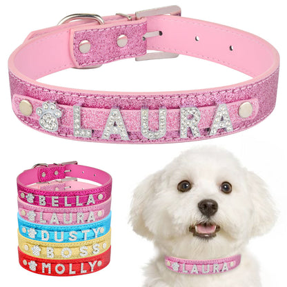 Fami Petcare Personalized Bling Collar - Red - by Famigift