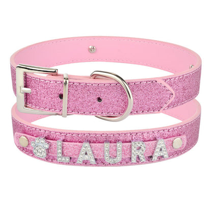Fami Petcare Personalized Bling Collar - Red - by Famigift