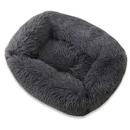 Fami Petcare Plush Bed - Navy Blue - by Famigift