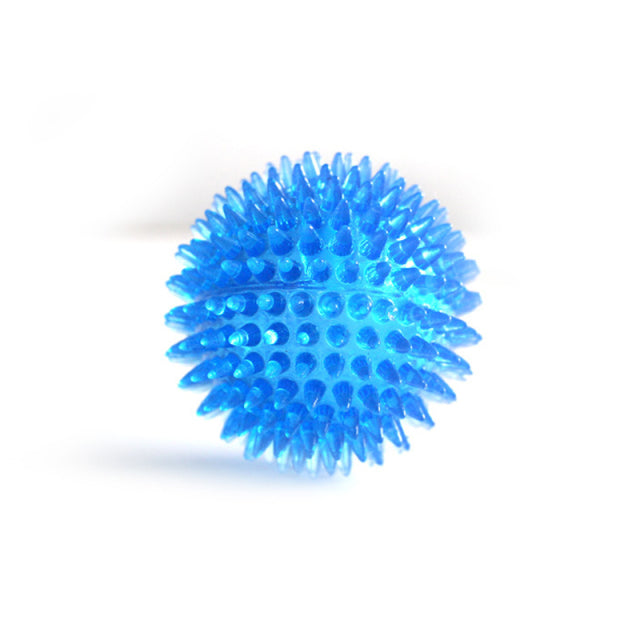 Fami Petcare Spiky Squeaker Ball - Blue - by Famigift