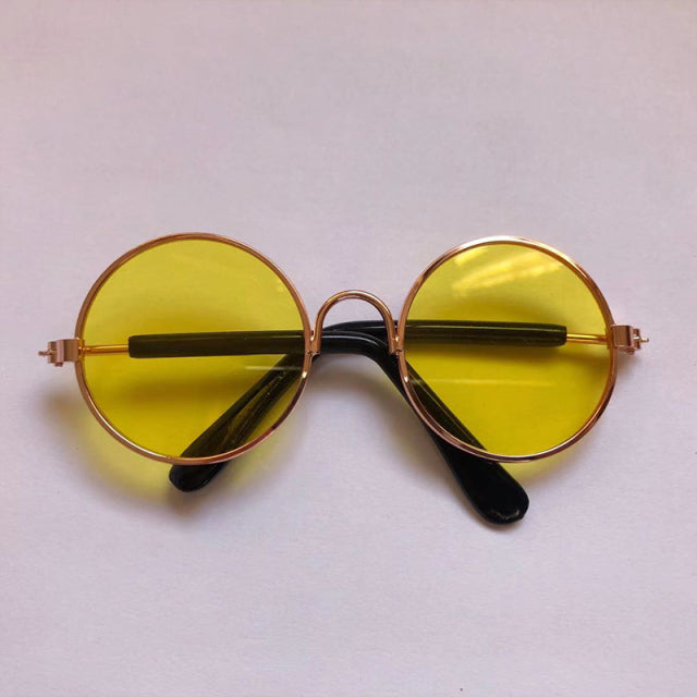 Fami Petcare Retro Glasses - Red - by Famigift
