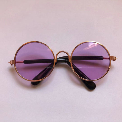 Fami Petcare Retro Glasses - Yellow - by Famigift