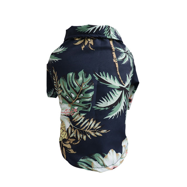 Fami Petcare Tropical Shirts - White - by Famigift