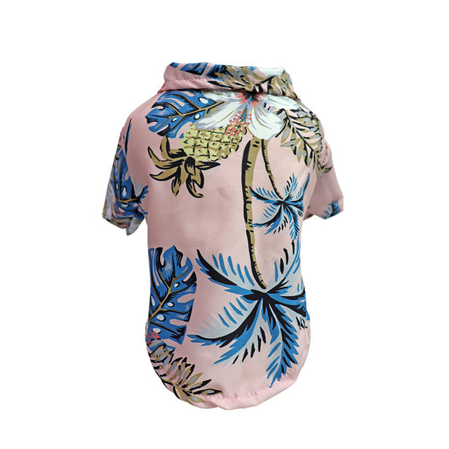 Fami Petcare Tropical Shirts - Sky Blue - by Famigift