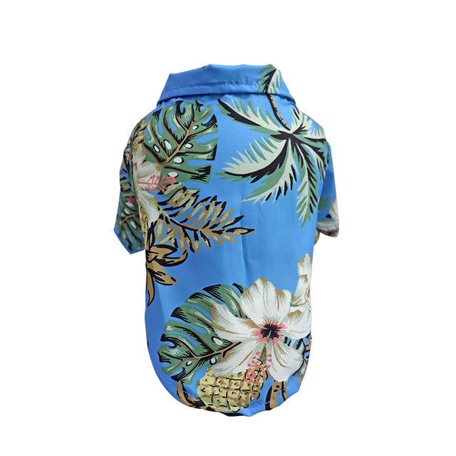 Fami Petcare Tropical Shirts - Sky Blue - by Famigift