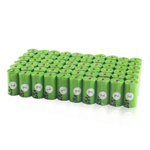 Fami Petcare Biodegradable Waste Bags - 60 Rolls - Orange - by Famigift