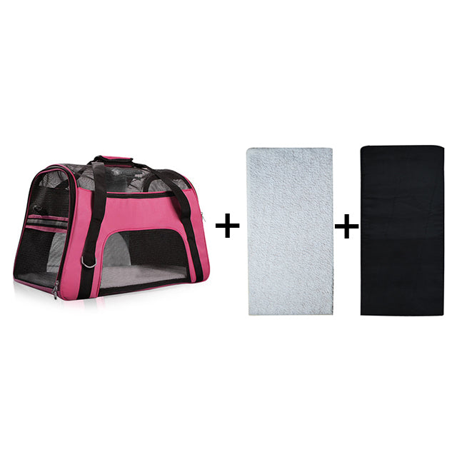 Petcare Portable Dog Carrier - Purple - by Famigift