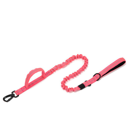 Fami Petcare Heavy Duty Collar & Bungee Leash - Red Collar - by Famigift
