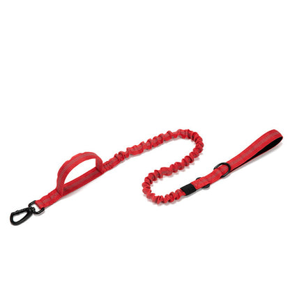Fami Petcare Heavy Duty Collar & Bungee Leash - Red Collar - by Famigift