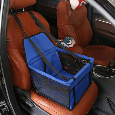 Fami Petcare Car Seat - Blue Paws - by Famigift