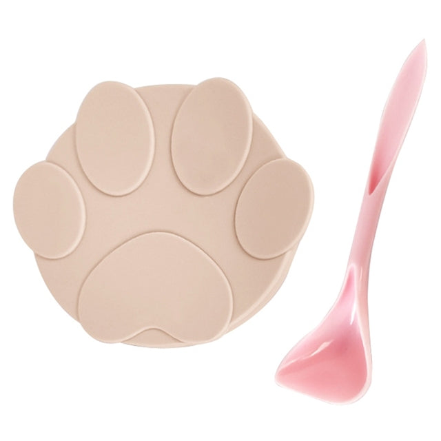 Fami Petcare Universal Canned Food Lid Saver & Spoon - Teal Set - by Famigift