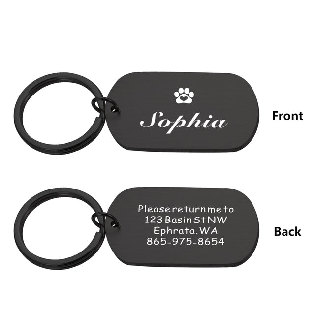 Fami Petcare Personalized ID Tag - Dog Tag - Silver - by Famigift