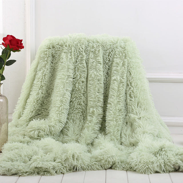 Fami Petcare Plush Throws - Green - by Famigift