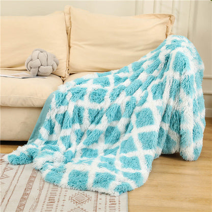Fami Petcare Plush Throws - Bright Blue - by Famigift