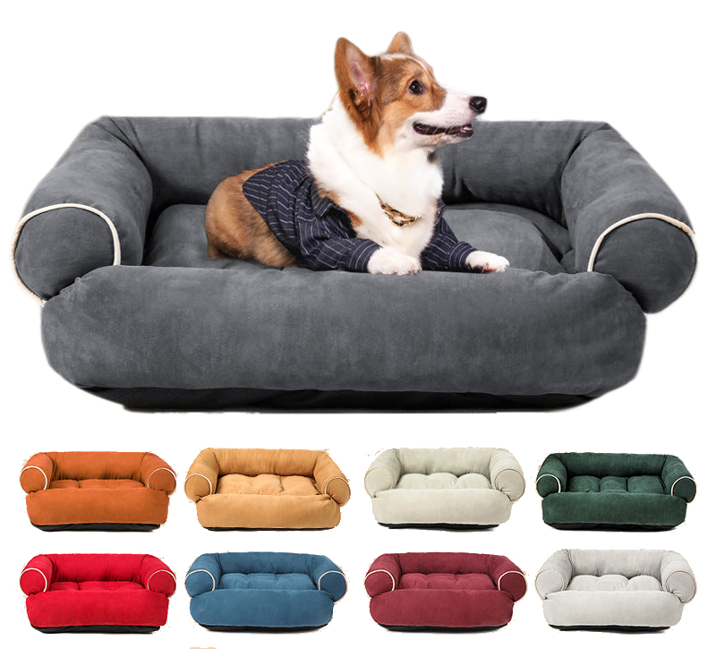 Fami Petcare Deep Sleeper Bed - Khaki - by Famigift