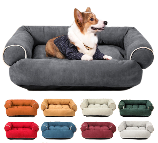 Fami Petcare Deep Sleeper Bed - Khaki - by Famigift