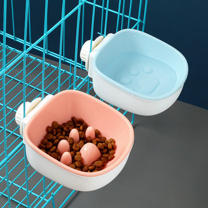 Fami Petcare Crate Bowls - Water - Grey - by Famigift