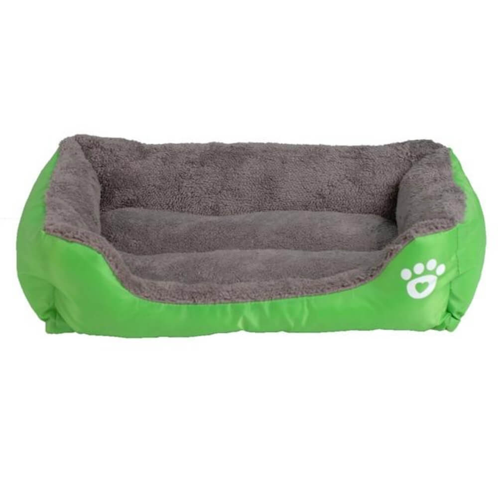 Petcare Soft Fleece Dogs Bed - Green - by Famigift