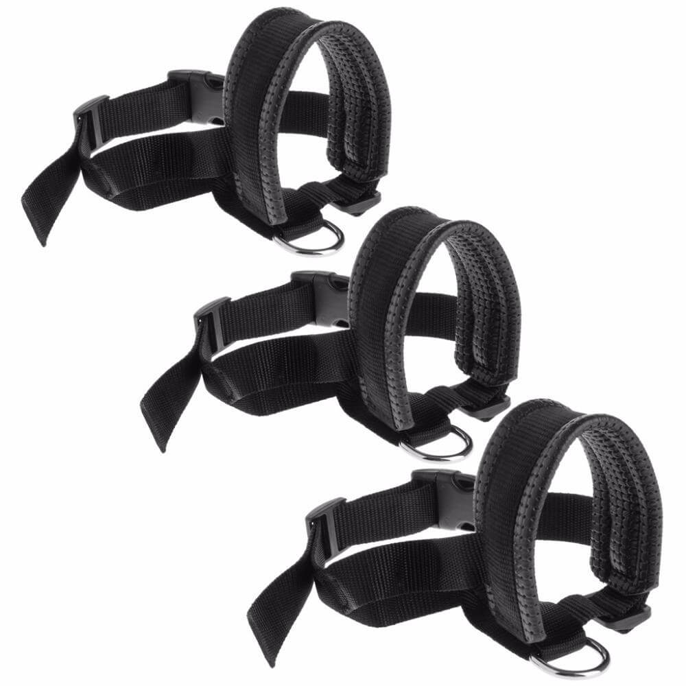 Pet Dog Padded Head Collar Gentle Halter Leash Leader Stop Pulling Training Tool - by Famigift