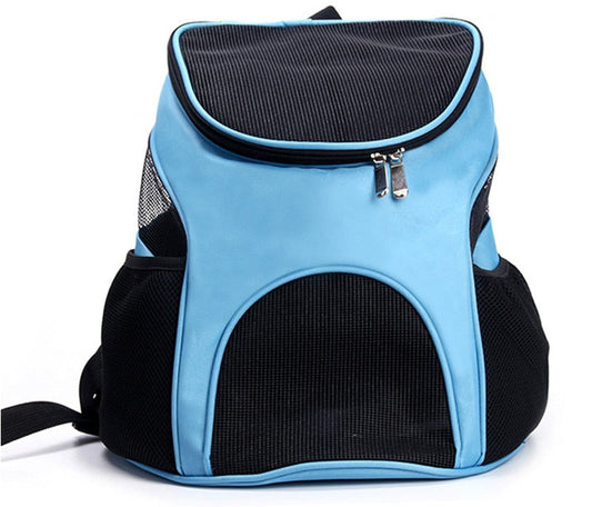 Breathable pet carrier mesh backpack for cats & dogs - Black - by Famigift