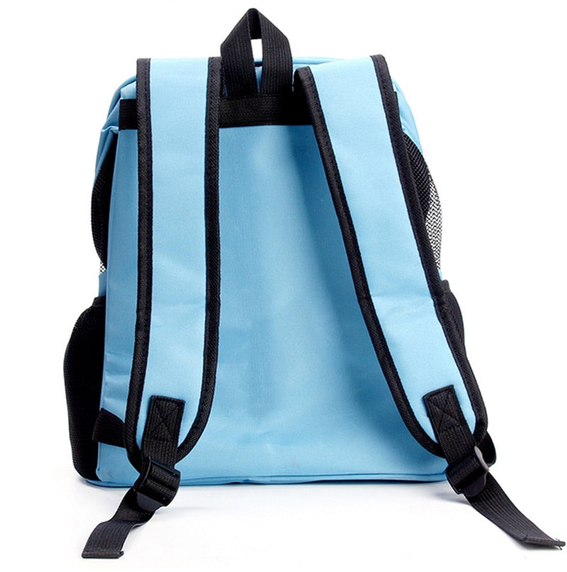 Breathable pet carrier mesh backpack for cats & dogs - by Famigift