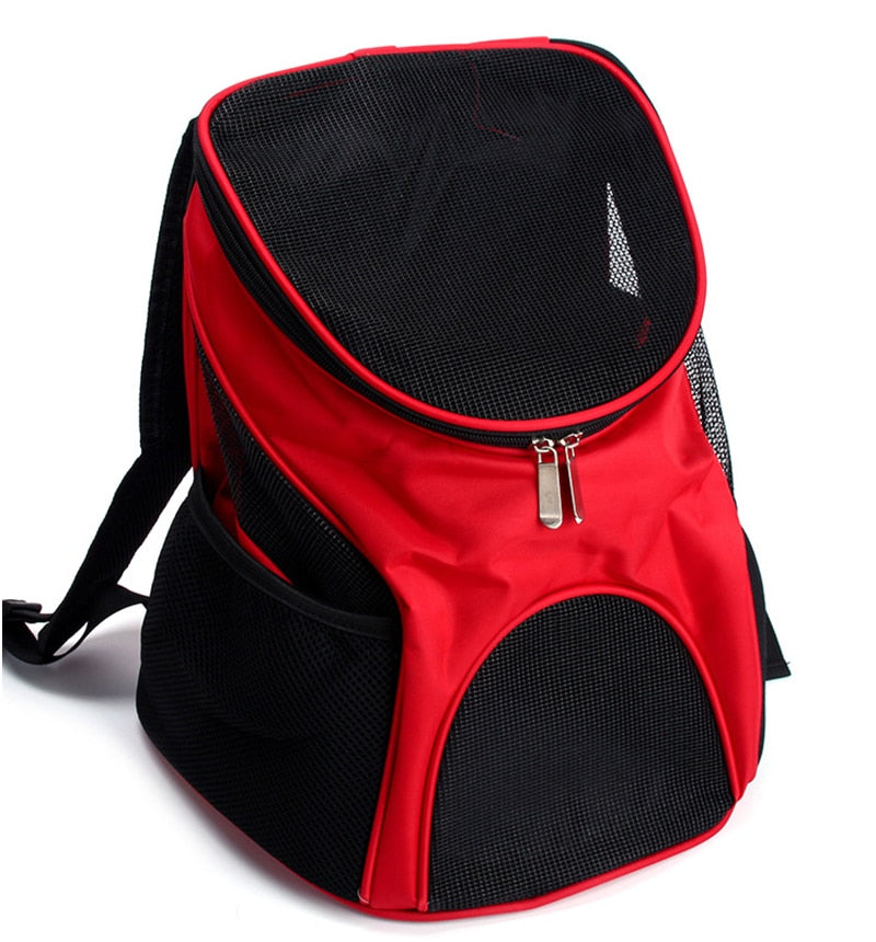 Breathable pet carrier mesh backpack for cats & dogs - by Famigift