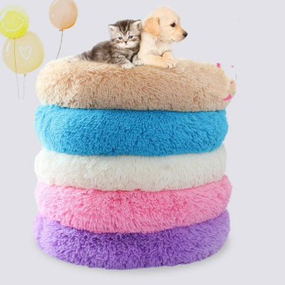 Dream Luxurious Soothing & Calming Fur Bed - Teal - by Famigift
