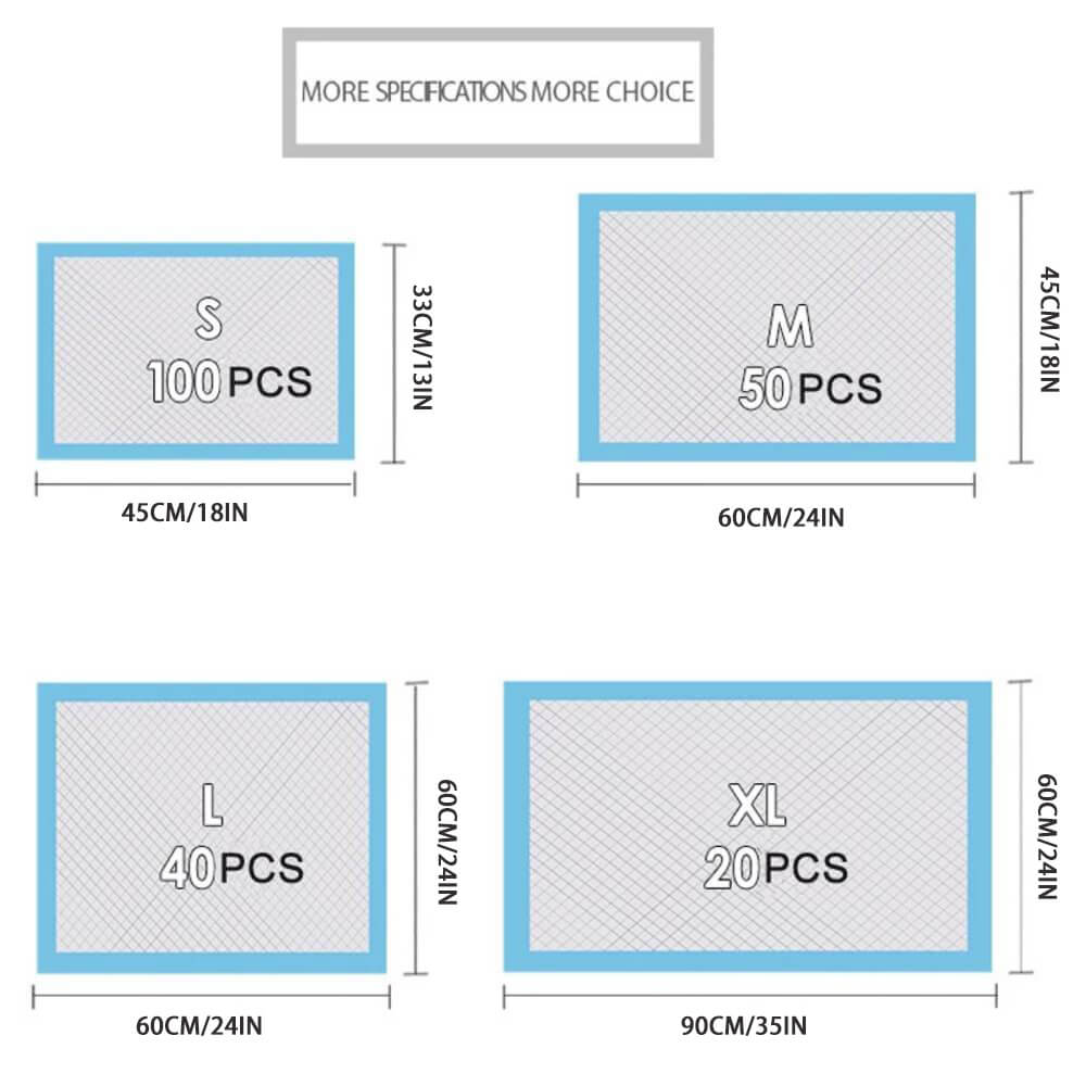Pet Training and Puppy Pad, Heavy Duty With Super Absorbent & Disposable Diaper For Dogs - by Famigift