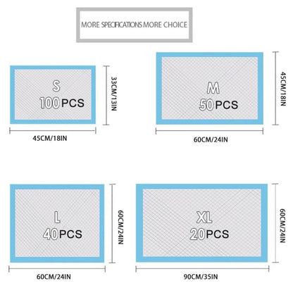 Pet Training and Puppy Pad, Heavy Duty With Super Absorbent & Disposable Diaper For Dogs - by Famigift