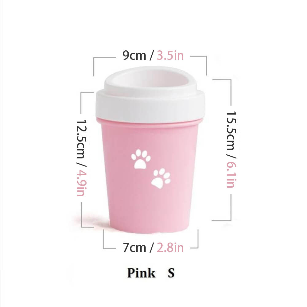 Pet Paw Cleaner Washer Cup With Soft Bristles - L - by Famigift