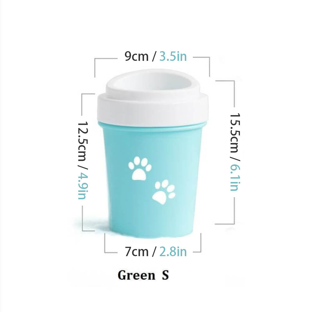 Pet Paw Cleaner Washer Cup With Soft Bristles - by Famigift