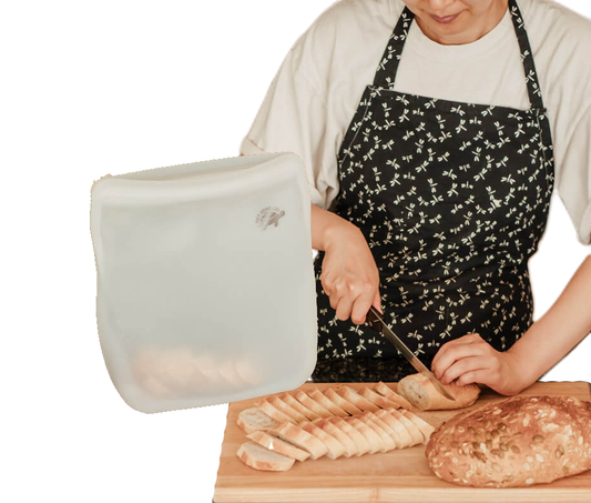 Silicone Zip Sealers - Reusable Food Storage Bags - Pack 4 or 10 - Pack of 4 - by Famigift