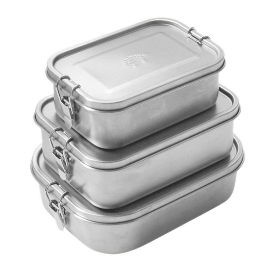 Munchie Box Stack - 3 Pack Stainless Steel Bento Box Set - Default Title - by Famigift