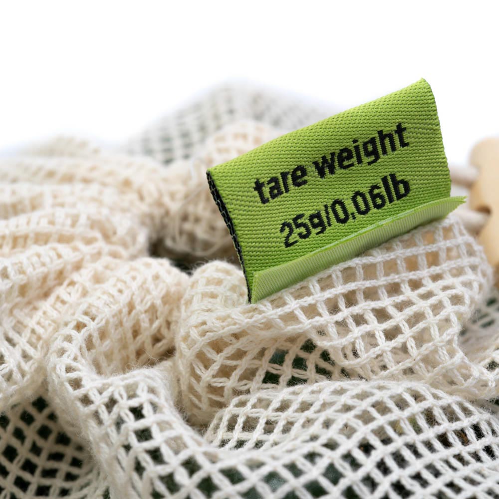 Cotton Mesh Reusable Produce Bags - 10 Pack - by Famigift