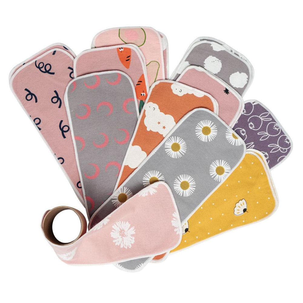 Reusable Toilet Paper – 24 Piece Toilet UnPaper Roll - by Famigift